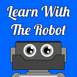 Learn With The Robot's Logo